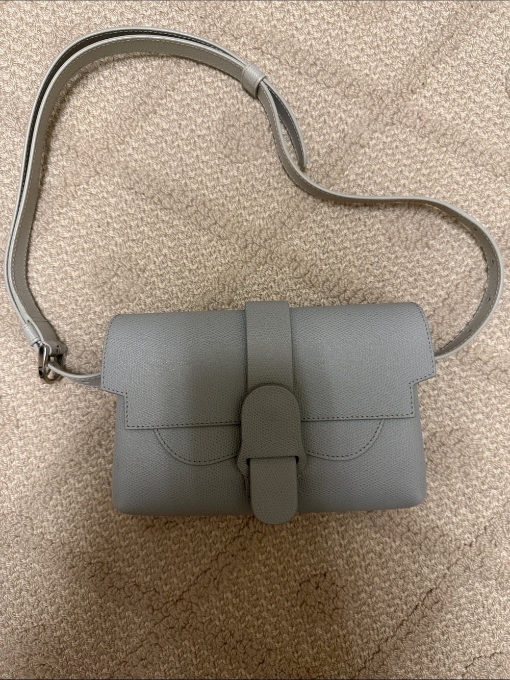 Senreve Mini Belt-Front Crossbody in Light Pink